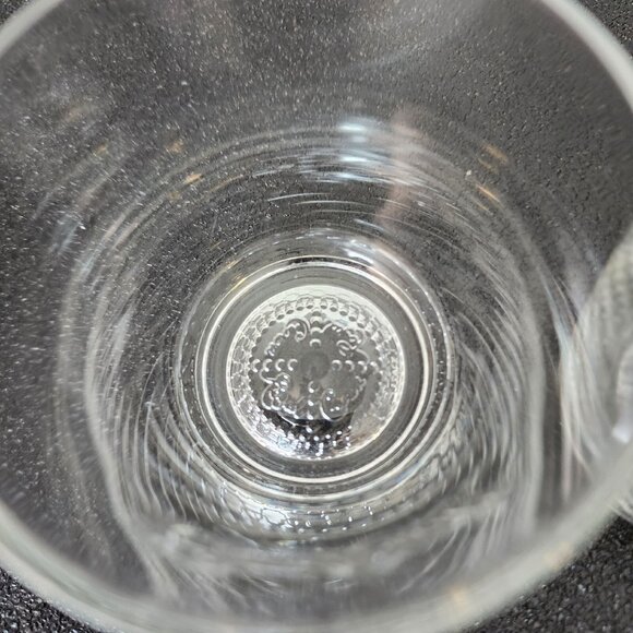 2 Crown Royal Whiskey Old Fashion Rocks Glasses base embossed bubbles + logo - Picture 5 of 10